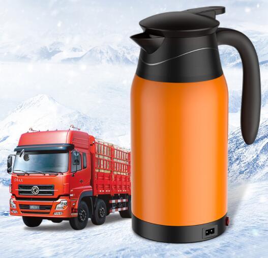 新入荷カー電気ケトル 車用電気ポット 1000ml 車載 12V 大容量 ポット車中泊 旅行用 長距離ドライブ 旅行暖房 自動車 湯沸かし 拍卖