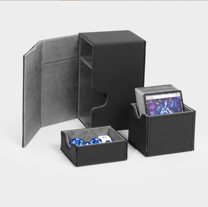 新入荷 上質 デッキケース カードケース レザー調 トレカケース拍卖