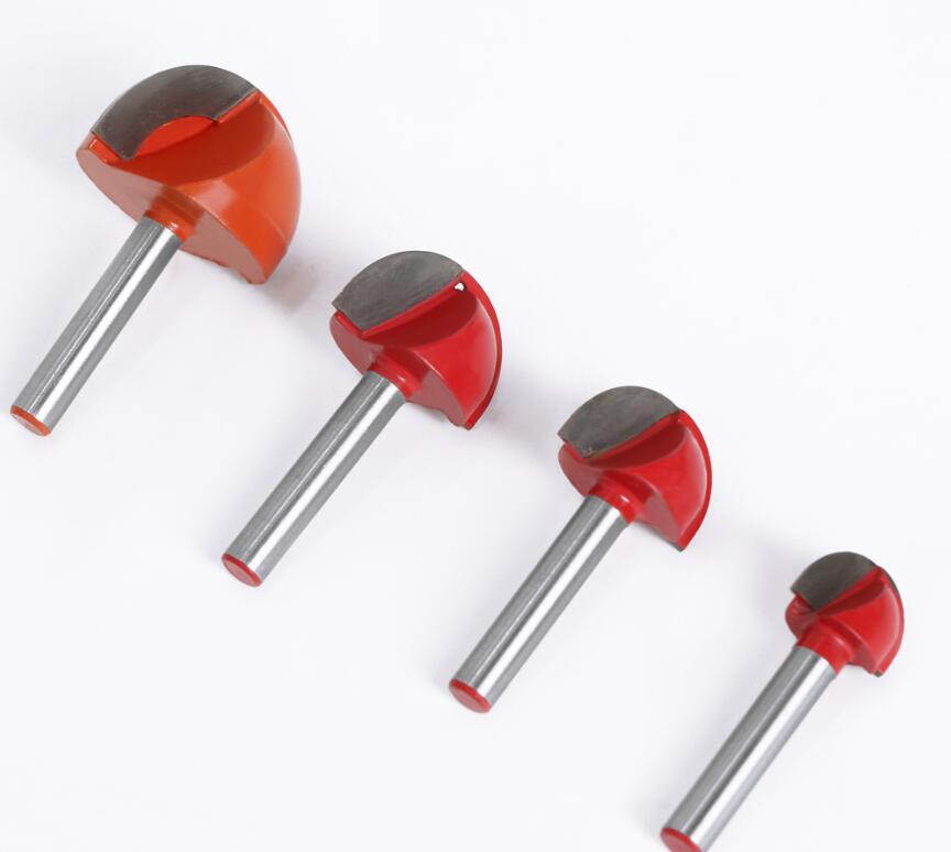 新入荷超硬トリマ ルータービット U溝ビット 木工フライスカッターツール 6mm 4本組拍卖