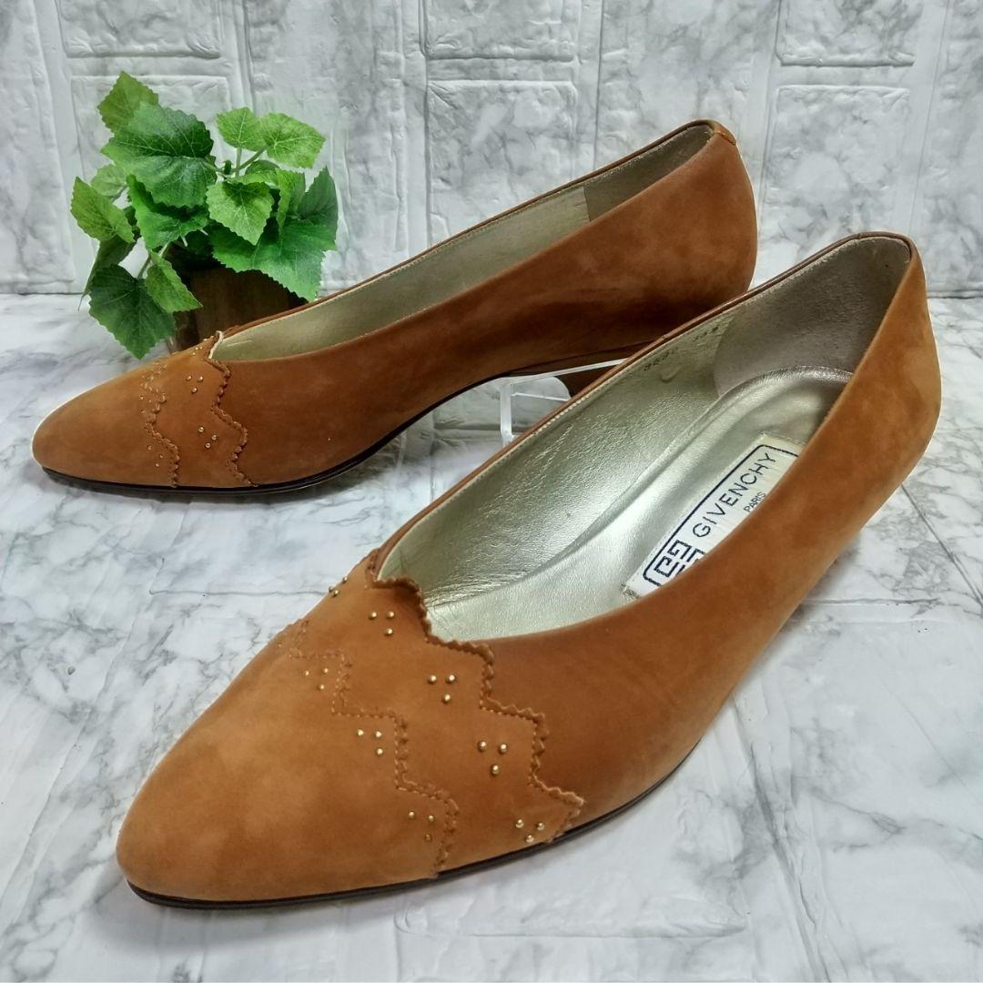 ジバンシー パンプス 22.5cm ローヒール拍卖