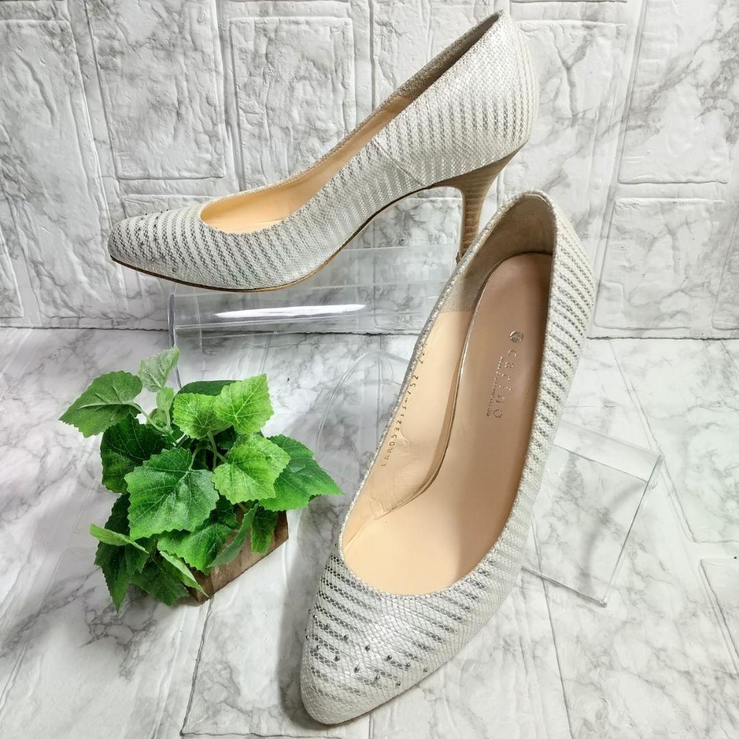 carino カリーノ パンプス 22.5cm拍卖