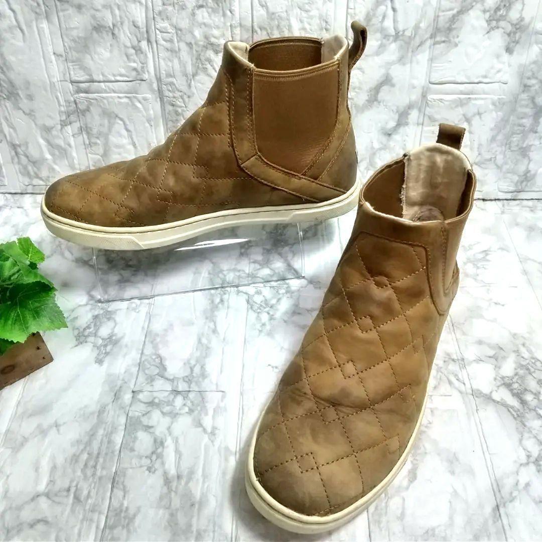UGG サイドゴア ブーツ ハイカットシューズ 23cm レザー マーブル調拍卖