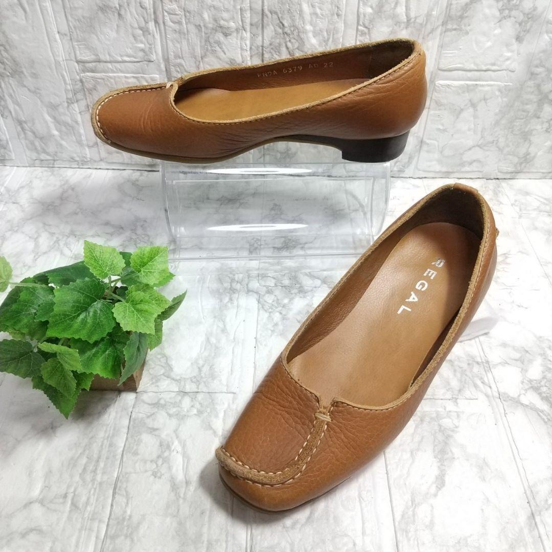 REGAL リーガル 革靴 22cm ローヒール拍卖