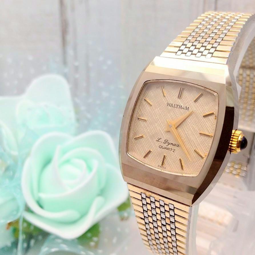 稼働品 ウォルサム レディース 腕時計 トノー型拍卖