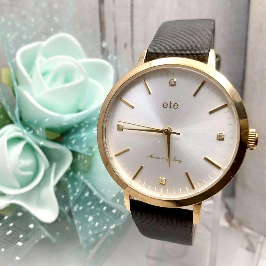 稼働品 エテ ete 腕時計 男女両用拍卖