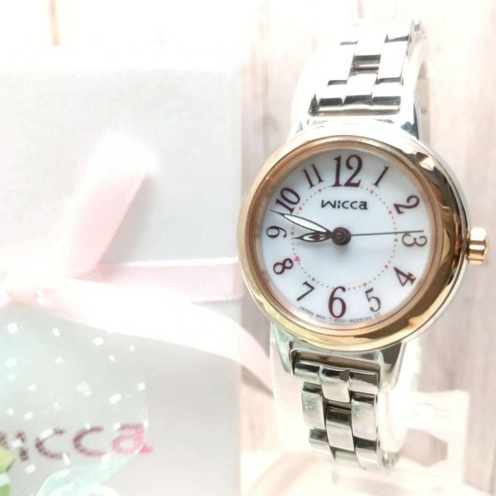 稼動品 箱あり ウィッカ ソーラー式 腕時計拍卖