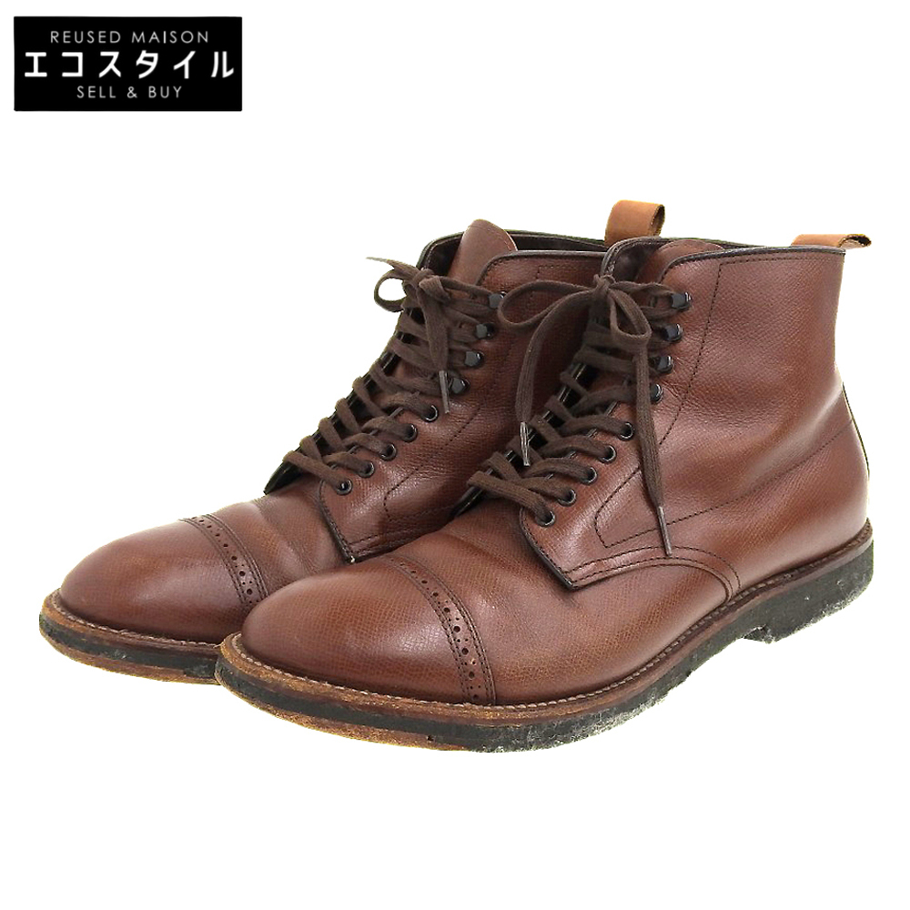 Alden オールデン アルパインカーフ キャップトゥ ブーツ メンズ ブラウン 9 86910拍卖