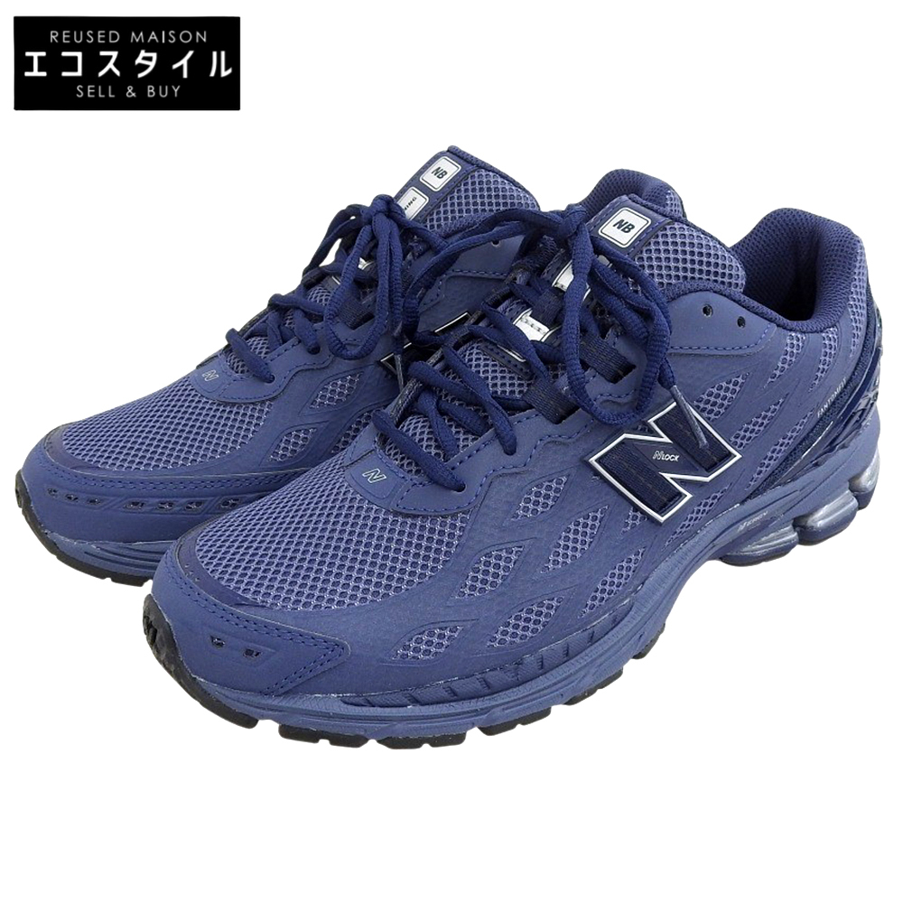 新品同様 New Balance ニューバランス メッシュ ローカットスニーカー シューズ メンズ ネイビー 27.0cm U1906WFF拍卖