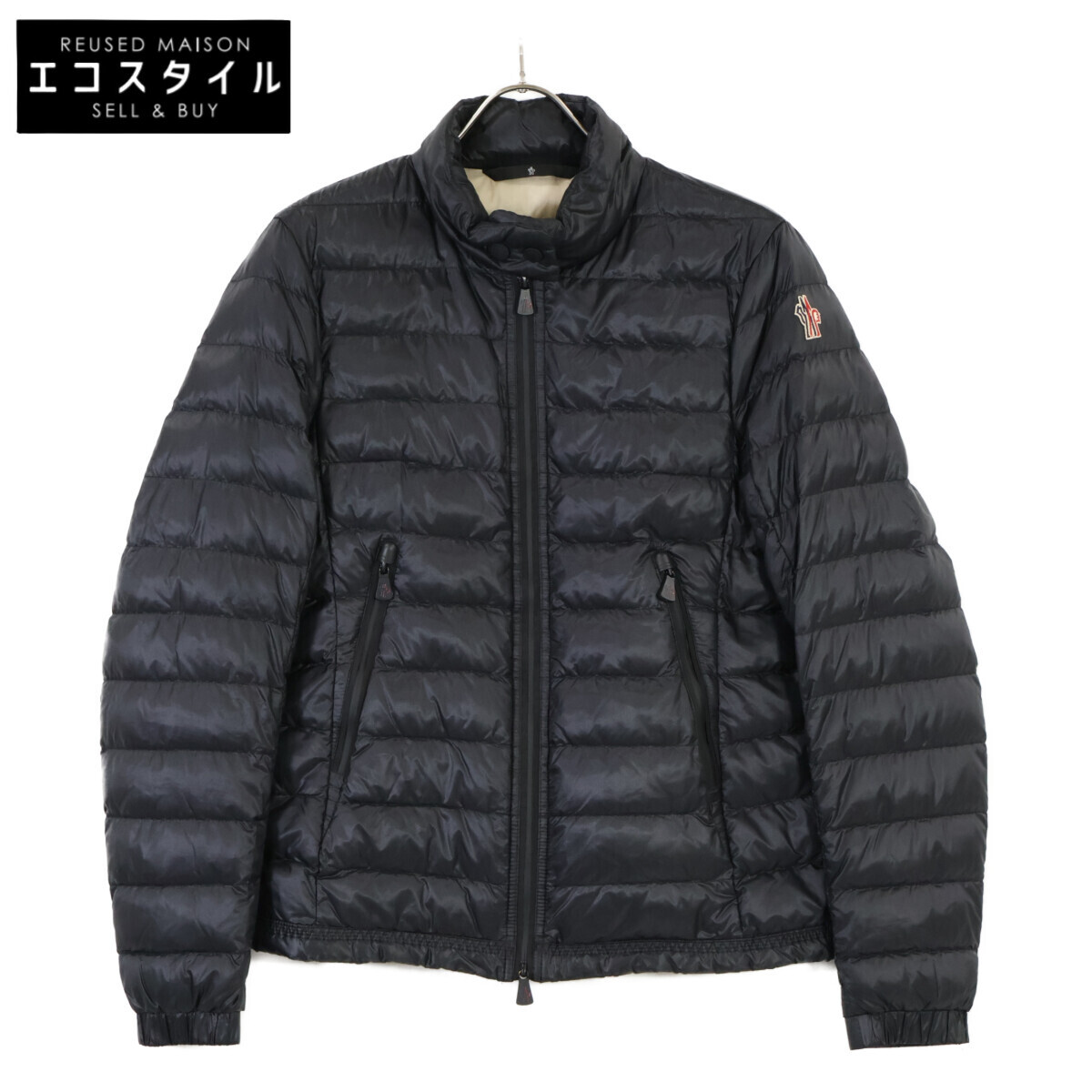 美品 MONCLER モンクレール GRENOBLE 23年製 WALIBI ライトダウンジャケット ジャケット 1 ブラック レディース拍卖