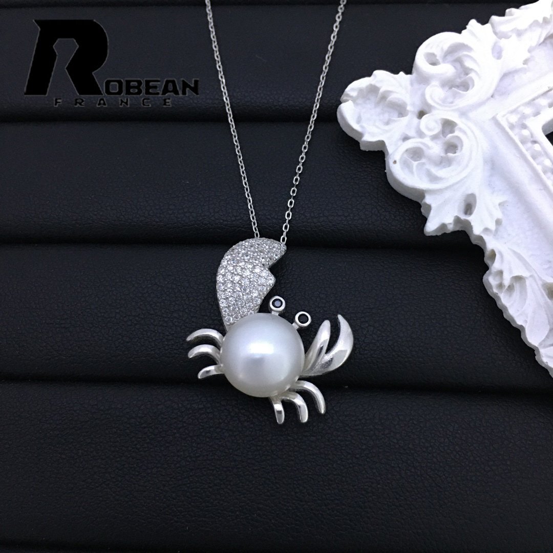 上級 EU製 定価5万円★ROBEAN・淡水真珠・ペンダント★天然パール パワーストーン s925 アコヤ真珠 本真珠 オシャレ 10-11mm P11121836拍卖