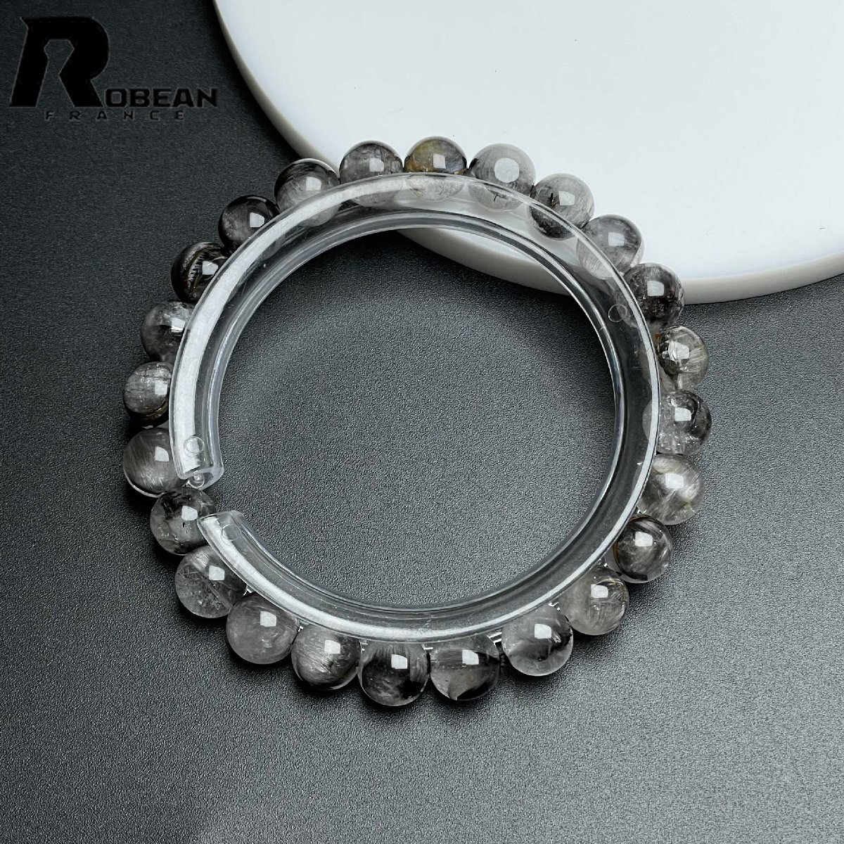 レア EU製 定価15万円★ROBEAN・ブルッカイトインクォーツ★パワーストーン アクセサリー ブルッカイト 天然石 7.9-8.3mm M0721836拍卖