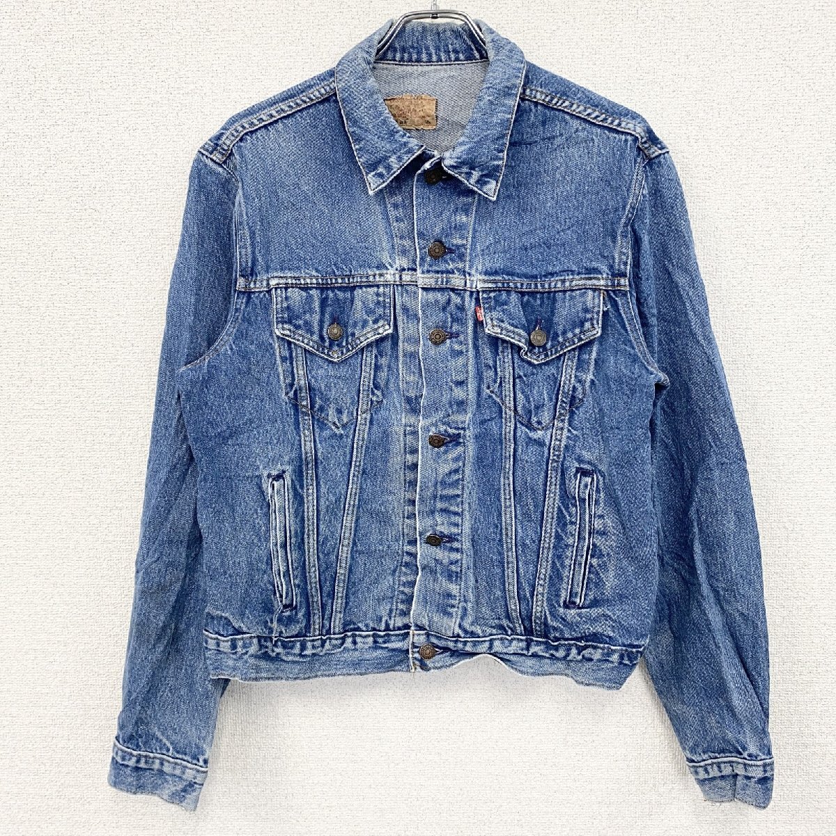古着 used ~90s Levi’s リーバイス 4thタイプ デニムジャケット/Gジャン ヴィンテージ 青 ブルー拍卖