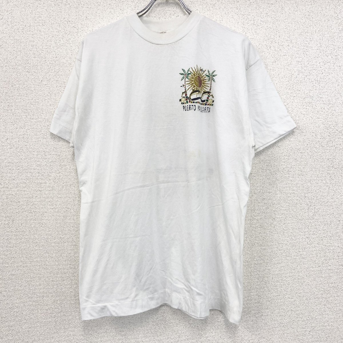 古着 used ~90s Mindy 半袖プリントTシャツ ヴィンテージ シングルステッチ 白 ホワイト XXLサイズ拍卖