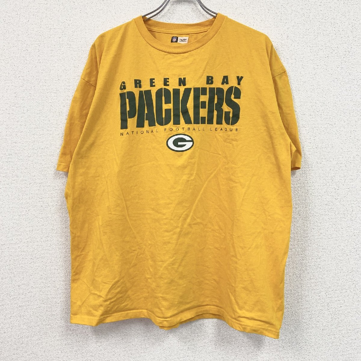 古着 used NFL TEAM APPAREL チームアパレル 半袖プリントTシャツ イエロー 2XLサイズ拍卖