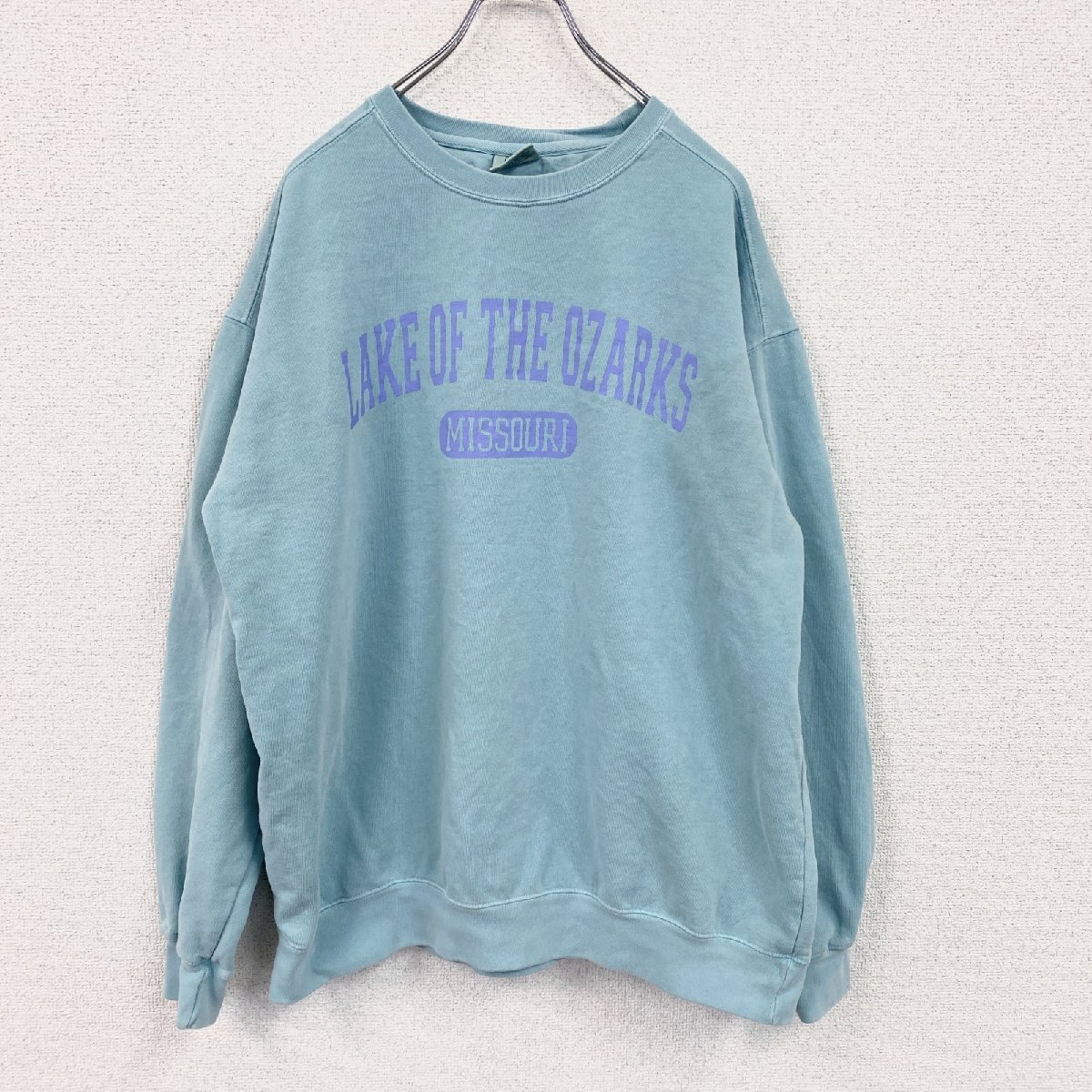 古着 used COMFORT COLORS コンフォートカラーズ スウェット/トレーナー ティファニーブルー XLサイズ拍卖