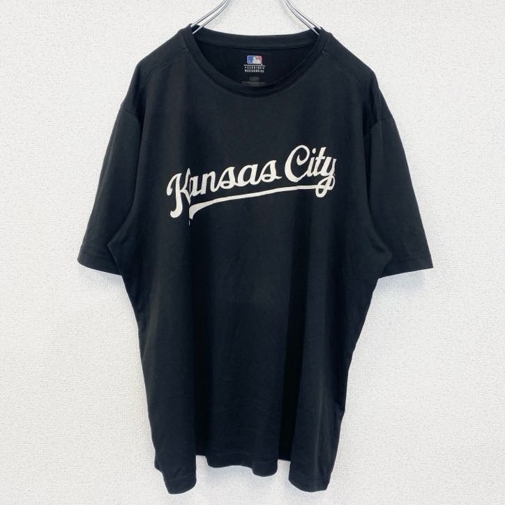 古着 used GENUINE MERCHANDISE ジェニュイン マーチャンダイズ 半袖プリントTシャツ カンザスシティ 黒拍卖