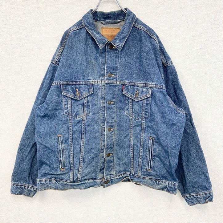 古着 used 90s Levi's リーバイス 70507 デニムジャケット/Gジャン ヴィンテージ インディゴ XLサイズ拍卖