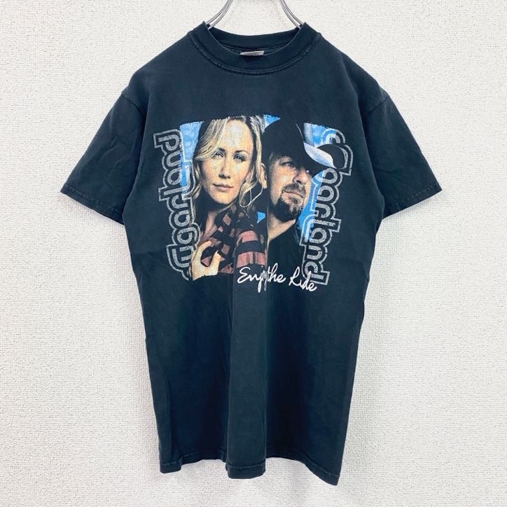 古着 used JERZEES ジャージーズ 半袖プリントTシャツ 黒 ブラック Sサイズ拍卖