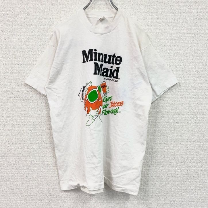 古着 used 90s FRUIT OF THE LOOM 半袖プリントTシャツ ヴィンテージ 白 ホワイト Lサイズ拍卖