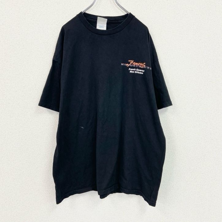 古着 used 00s TENNESSEE RIVER 半袖プリントTシャツ ヴィンテージ 黒 ブラック 2XLサイズ拍卖