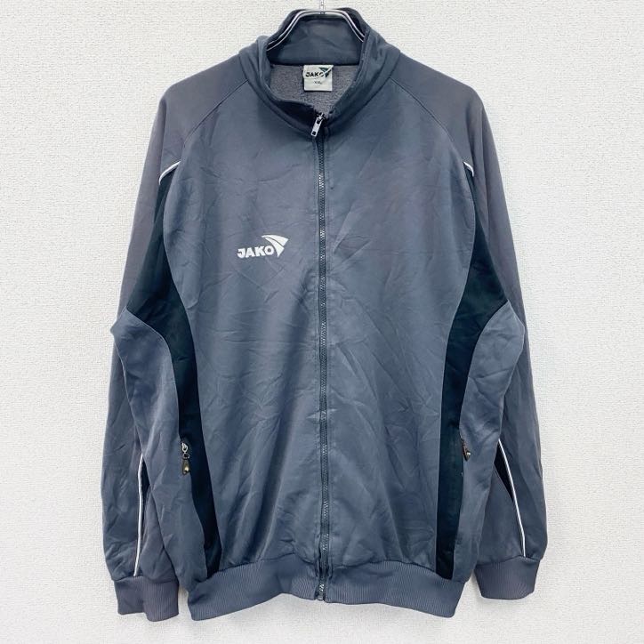 古着 used JAKO フルジップトラックジャケット/ジャージ 灰色 ダークグレー XXLサイズ拍卖