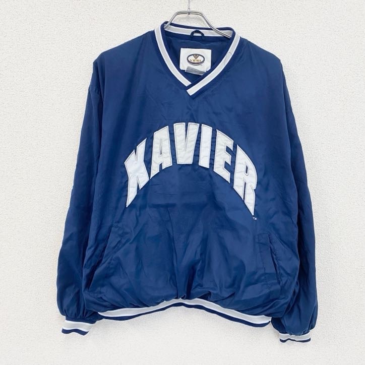 古着 used ~90s VESI プルオーバージャケット ヴィンテージ 青 ブルー Lサイズ拍卖