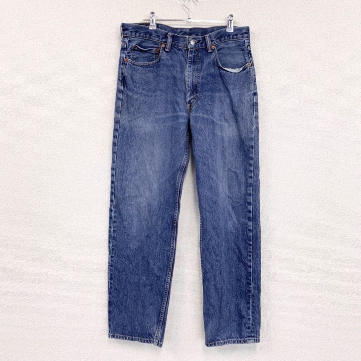 古着 used Levi’s リーバイス 550 デニムパンツ ジッパーフライ インディゴ W34拍卖
