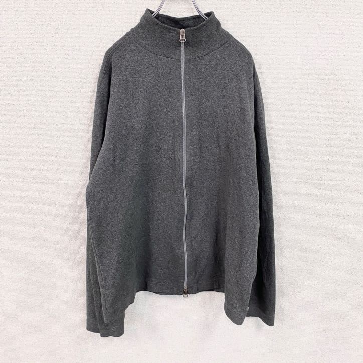 古着 used HUGO BOSS SPORT ヒューゴボススポーツ フルジップスウェットジャケット 灰色 グレー拍卖