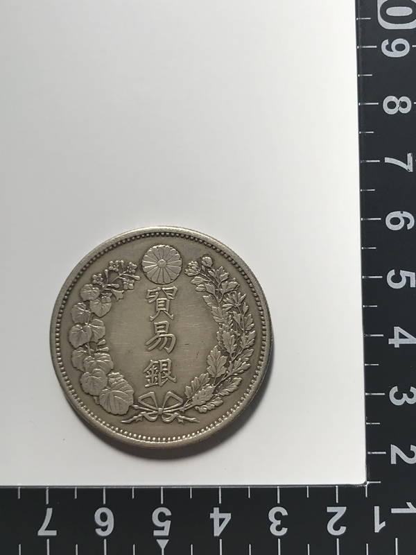 貿易銀 銀貨 明治十年 一円銀貨 一圓銀貨 日本銀貨 古銭 希少拍卖