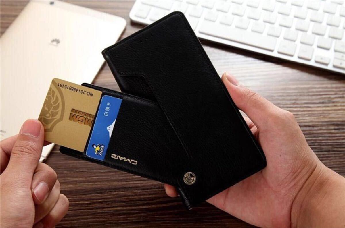 iphone6plus レザーケース アイフォン6sプラス ケース iphone6splus レザーケース 手帳型 カード収納 ブラック拍卖