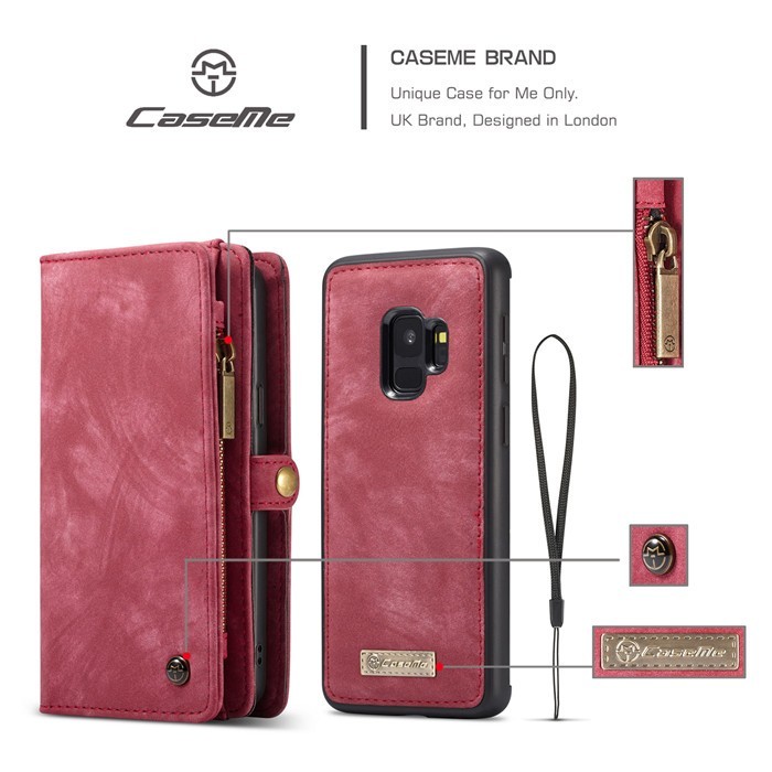 galaxy s9+ ケース ギャラクシー s9 プラス レザーケース galaxy s9 plus ケース SC-03K/SCV39 お財布付き 取り外す可能 カード収納 D5拍卖