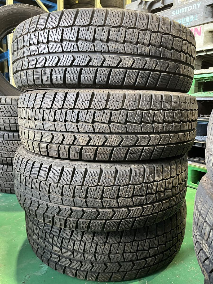 【1257】15インチ★スタッドレス DUNLOP WINTER MAXX 195/65R15 91Q 2021年製 9分山 冬用 中古タイヤ 4本セット拍卖