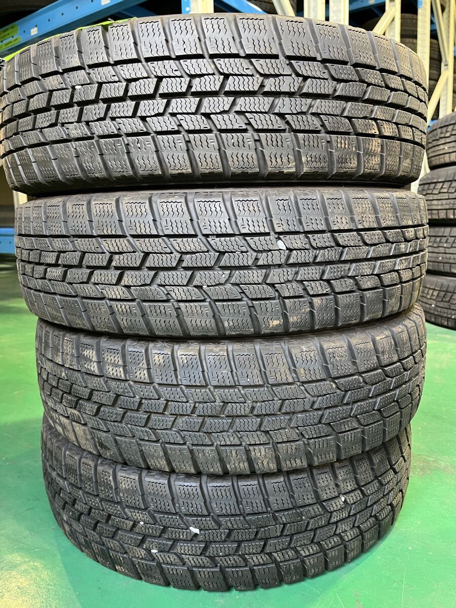 【1263】14インチ スタッドレス GOODYEAR ICENAVI6 155/65R14 75Q 冬用 9分山 2020年製 中古タイヤ4本拍卖