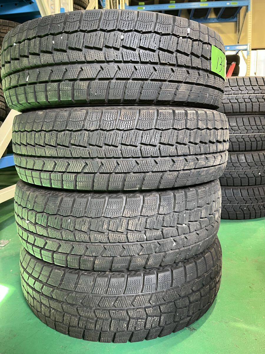 【1391】14インチ スタッドレス DUNLOP WINTERMAXX WM02 175/65R14 82Q 冬用 2022年製 9分山 中古タイヤ 4本セット拍卖
