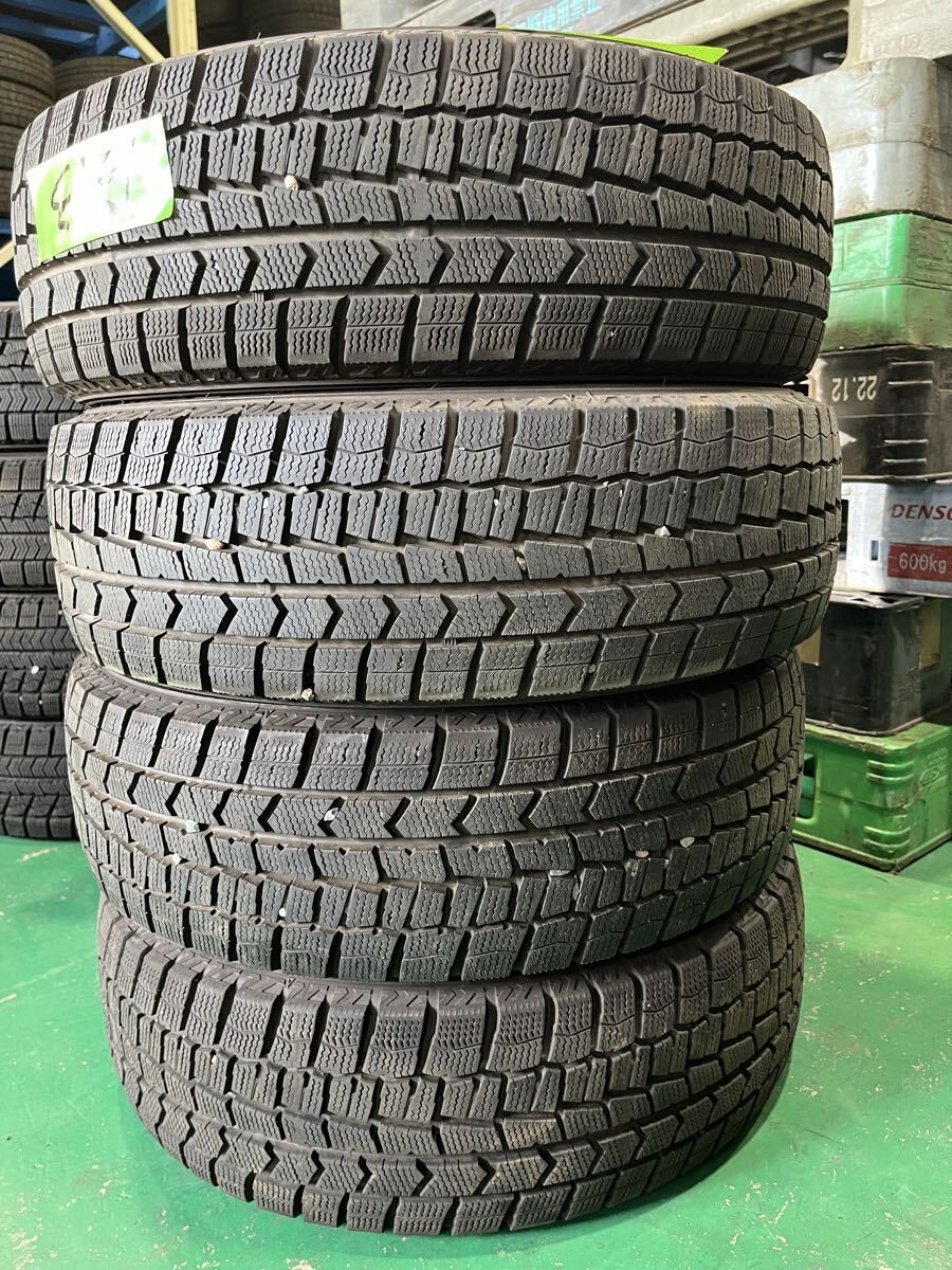 【1393】14インチ スタッドレス DUNLOP WINTERMAXX WM02 175/65R14 82Q 冬用 2022年製 9分山 中古タイヤ 4本セット拍卖