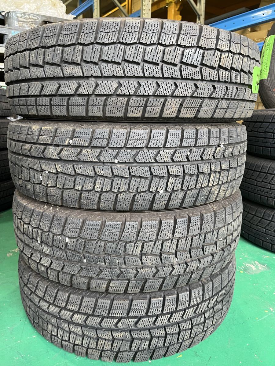 【1401】★バリ溝★14インチ★スタッドレス DUNLOP WINTERMAXX WM02 175/70R14 84Q 2021年製 9分山 冬用 中古タイヤ 4本セット拍卖