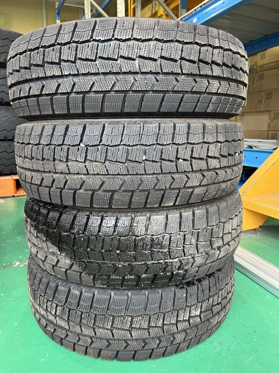 【1559】14インチ スタッドレス DUNLOP WINTERMAXX WM02 175/65R14 82Q 2022年製 9分山 中古タイヤ 4本セット拍卖