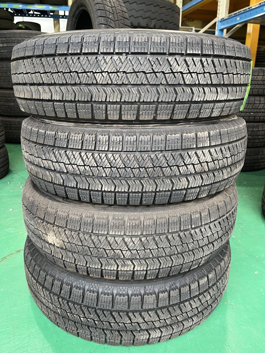 【1560】14インチ スタッドレス BRIDGESTONE BLIZZAK VRX2 155/65R14 75Q 冬用 2022年製 9分山 中古タイヤ 4本セット拍卖