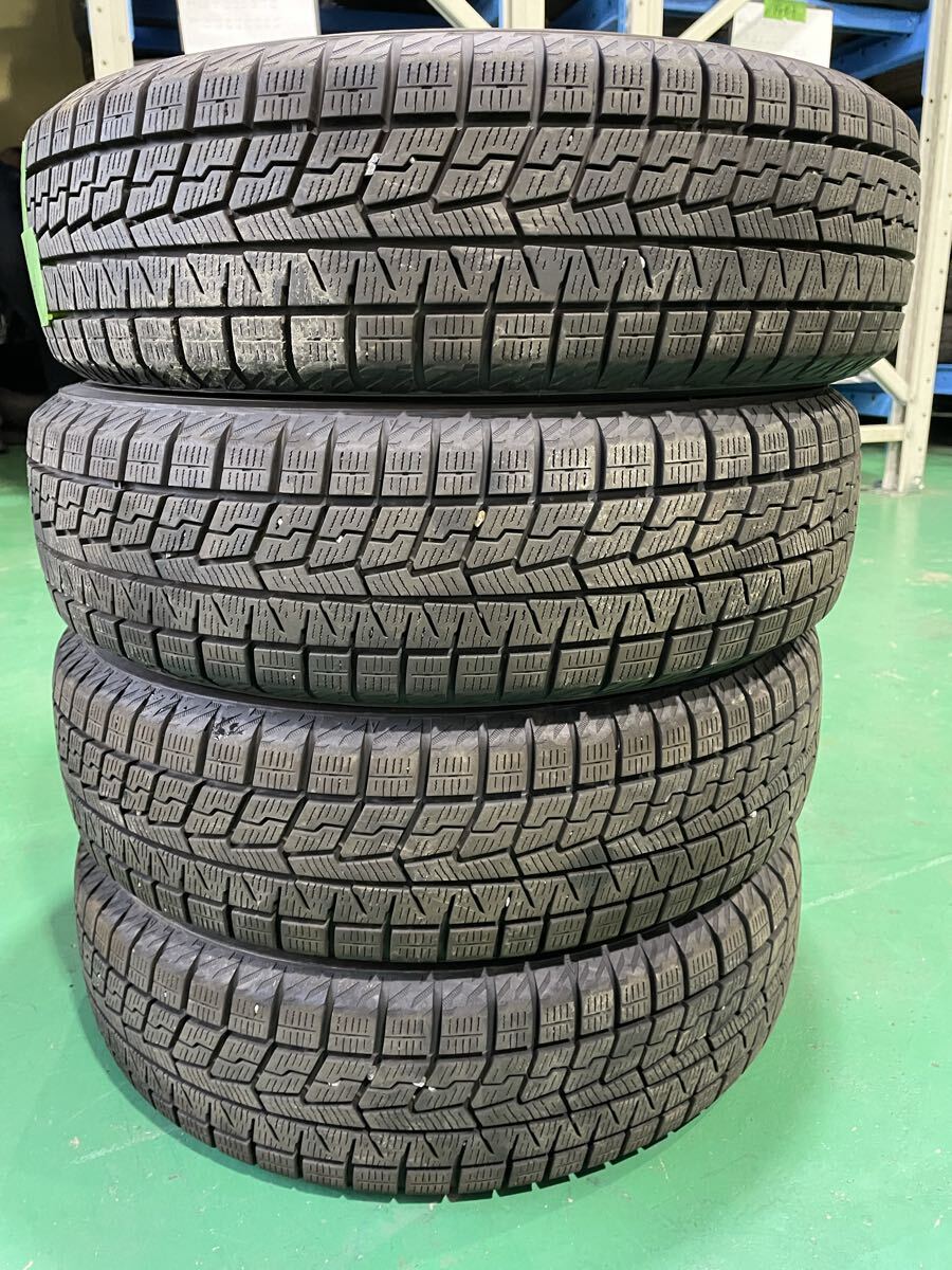 【1580】14インチ スタッドレス YOKOHAMA iceGUARD iG70 155/65R14 75Q 冬用 2021年製 9分山 中古タイヤ 4本セット拍卖