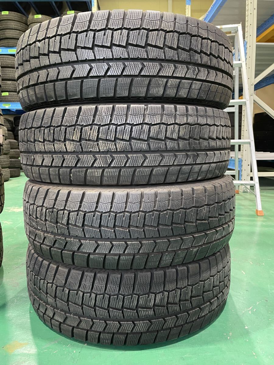 【1581】17インチ スタッドレス DUNLOP WINTERMAXX WM02 215/60R17 96Q 冬用 2020年製 9分山 中古タイヤ 4本セット拍卖