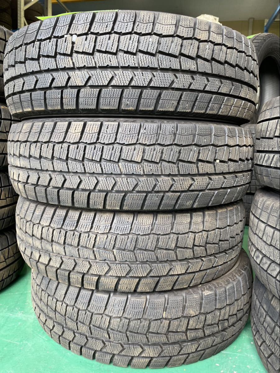 【1297】15インチ スタッドレス DUNLOP WINTER MAXX WM02 175/65R15 84Q 冬用 2022年製 9分山 中古タイヤ4本セット拍卖