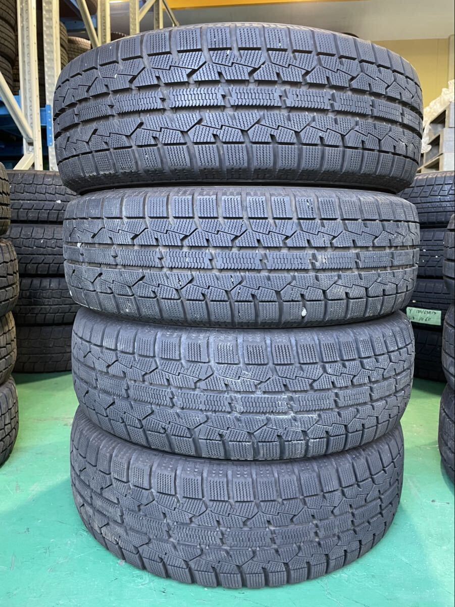 【1332】★バリ溝★15インチ スタッドレス TOYO OBSERVE GARIT GIZ 195/65R15 91Q 2021年製 9分山 中古タイヤ 冬用 4本セット拍卖