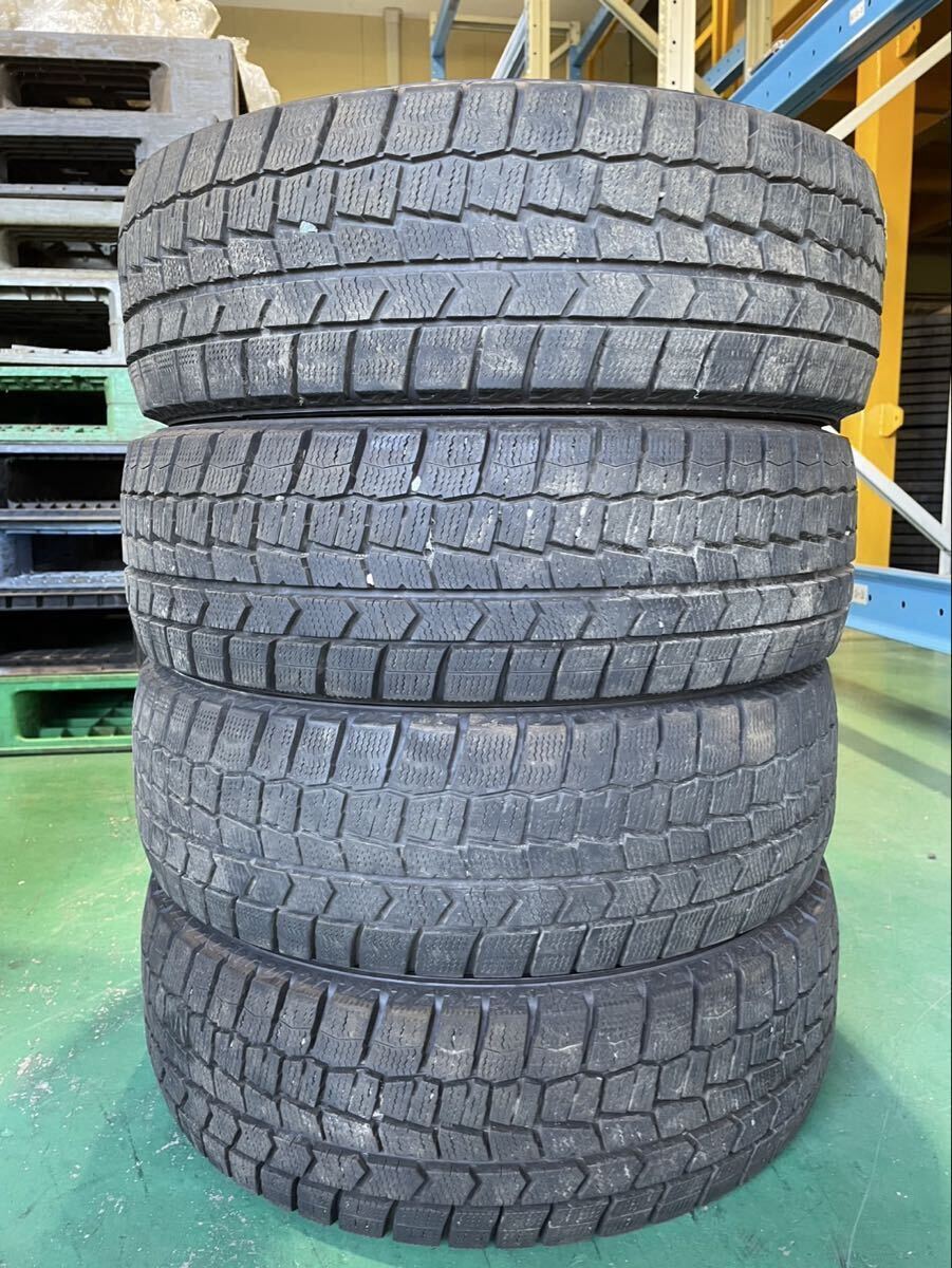【1334】15インチ スタッドレス DUNLOP WINTER MAXX WM02 185/60R15 84Q 冬用 2024年製 8分山 中古タイヤ 4本セット拍卖