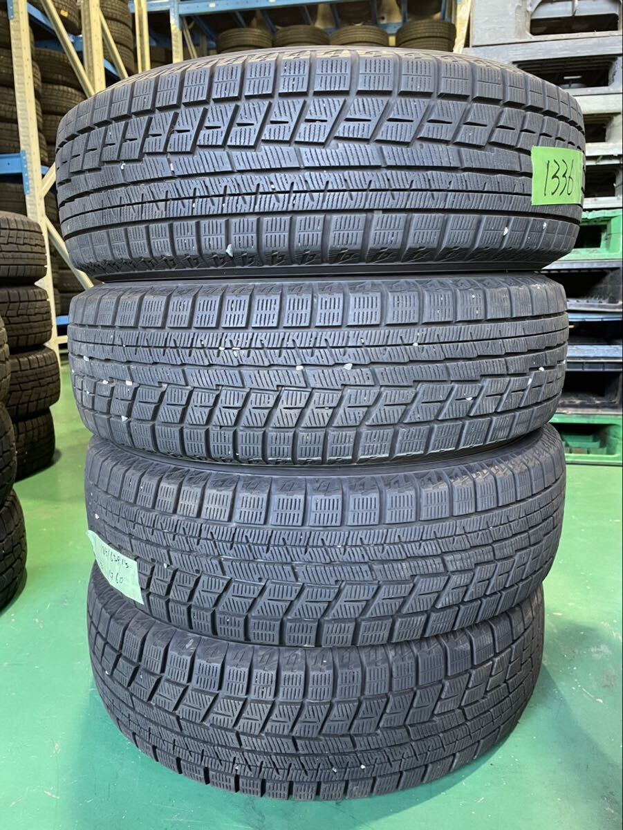 【1336】15インチ スタッドレス YOKOHAMA iceGUARD iG60 185/65R15 88Q 冬用 2022年製 8分山 中古タイヤ 4本セット拍卖