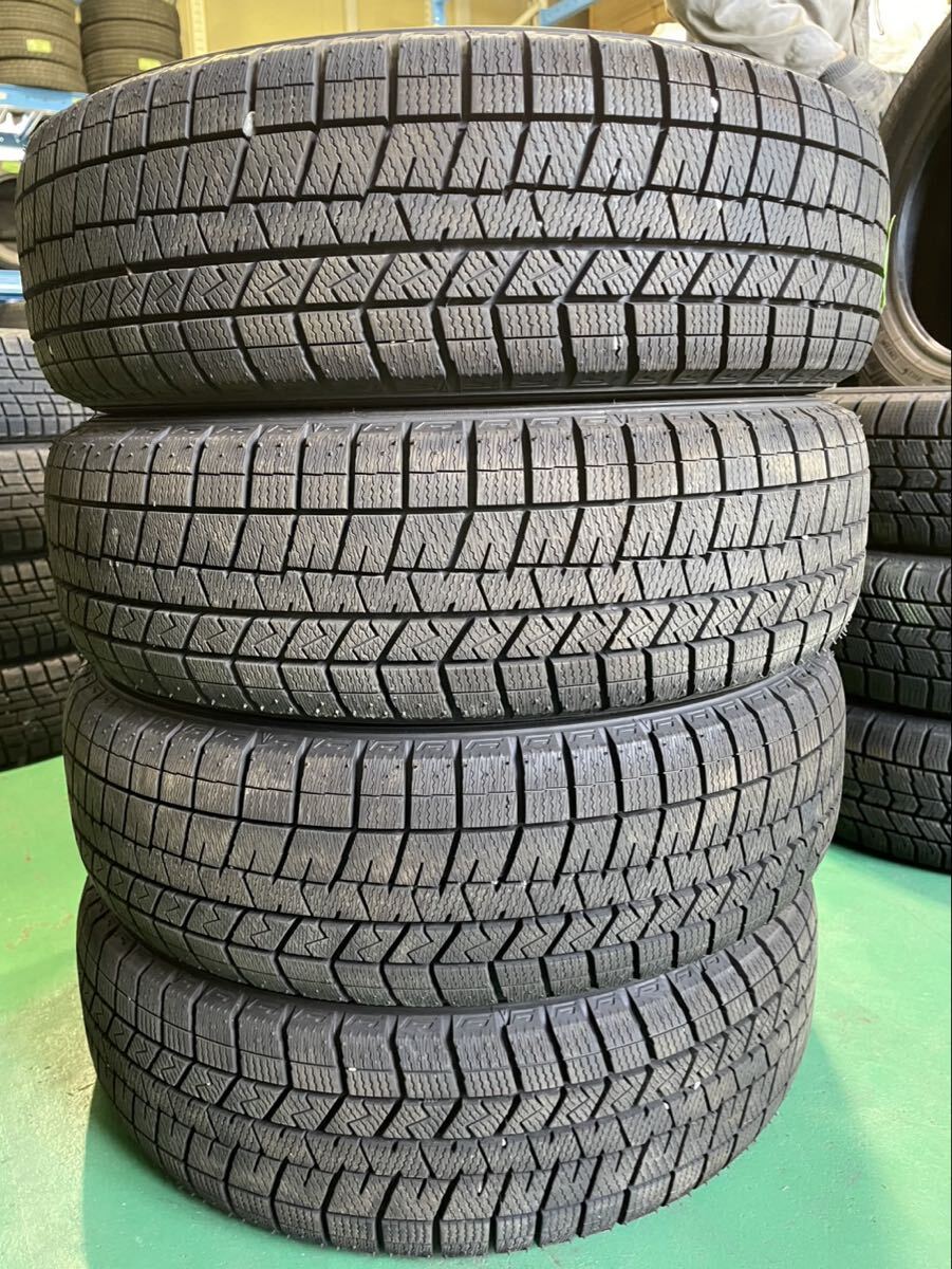 【1360】14インチ★スタッドレス DUNLOP WINTERMAXX 03 165/65R14 79Q 2021年製 9分山 冬用 中古タイヤ 4本セット拍卖