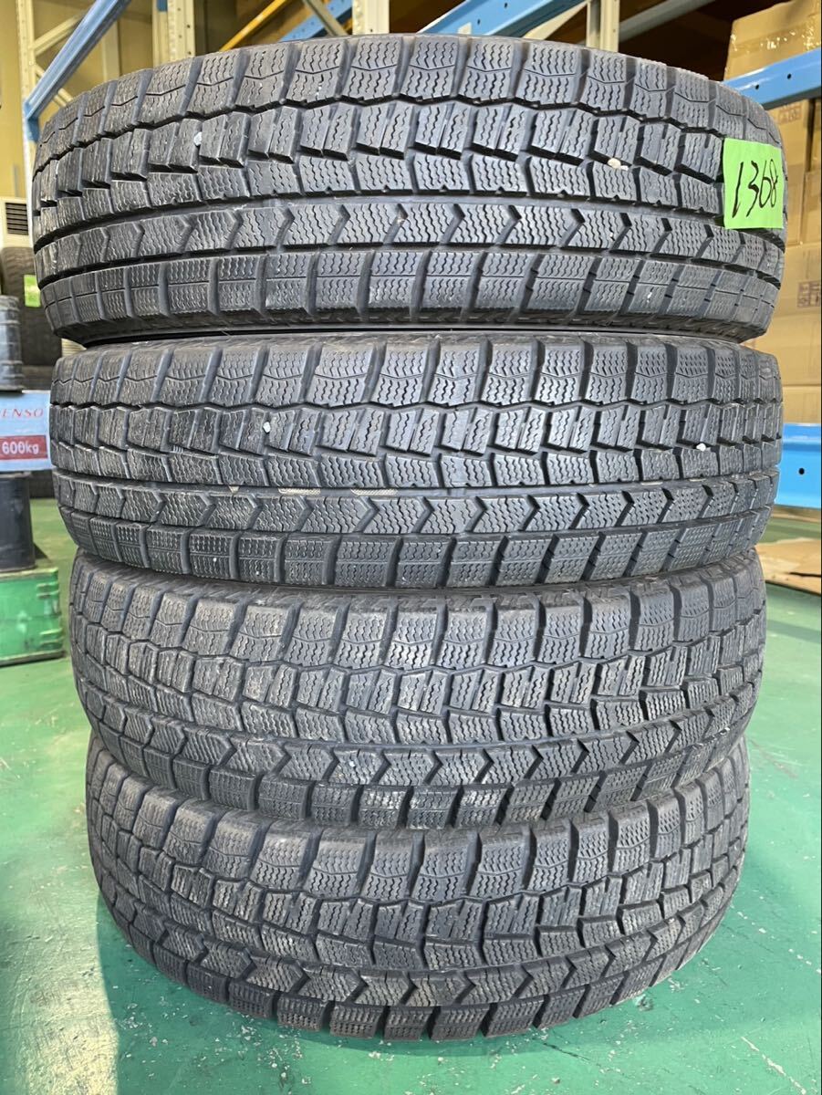【1368】14インチ スタッドレス DUNLOP WINTERMAXX WM02 165/70R14 81Q 冬用 2020年製 9分山 中古タイヤ 4本セット拍卖