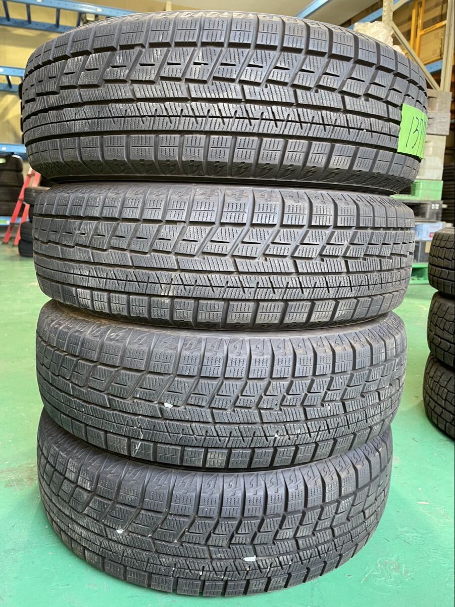【1377】14インチ スタッドレス YOKOHAMA iceGUARD iG60 165/65R14 79Q 冬用 2021年製 9分山 中古タイヤ 4本セット拍卖
