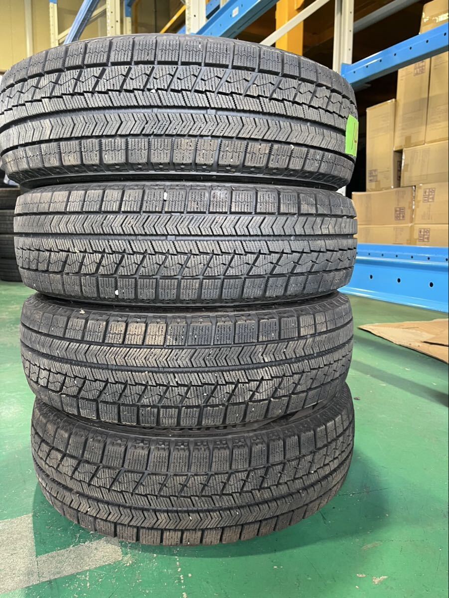 【1404】★バリ溝★14インチ★スタッドレス BRIDGESTONE BLIZZAK VRX 155/65R14 75Q 2020年製 9分山 冬用 中古タイヤ 4本セット拍卖