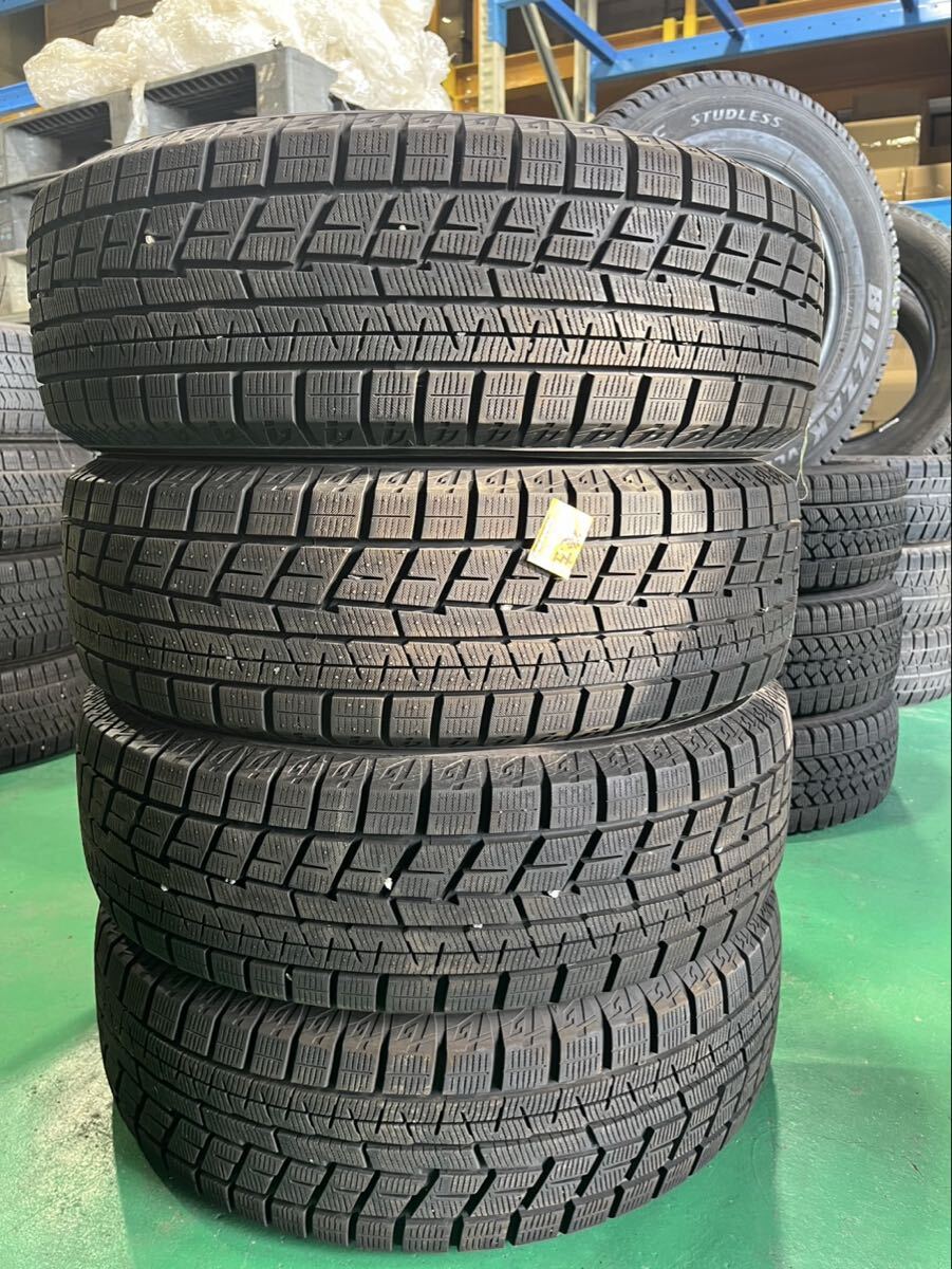 【1425】15インチ★スタッドレス YOKOHAMA iceGUARD iG60 195/65R15 91Q 2021年製 9分山 冬用 中古タイヤ 4本セット拍卖