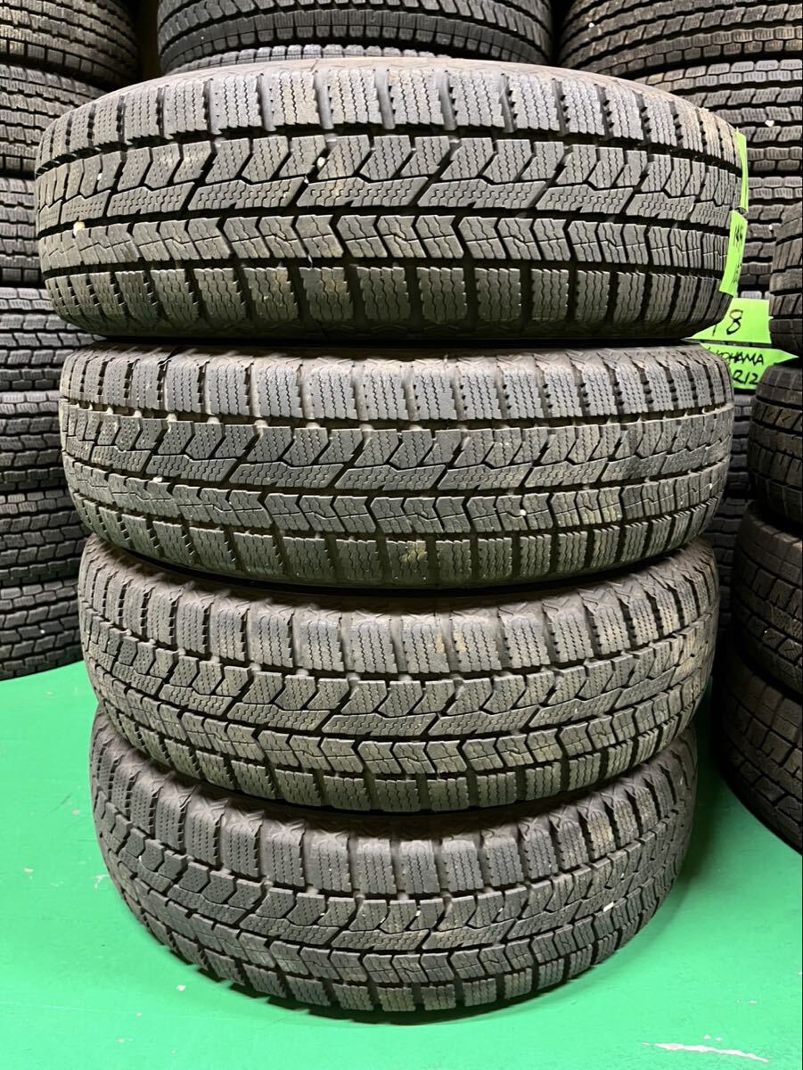 【1493】13インチ スタッドレス TOYO TIRES OBSERVE GIZ2 155/70R13 75Q 冬用 2022年 9分山 中古タイヤ 4本セット拍卖